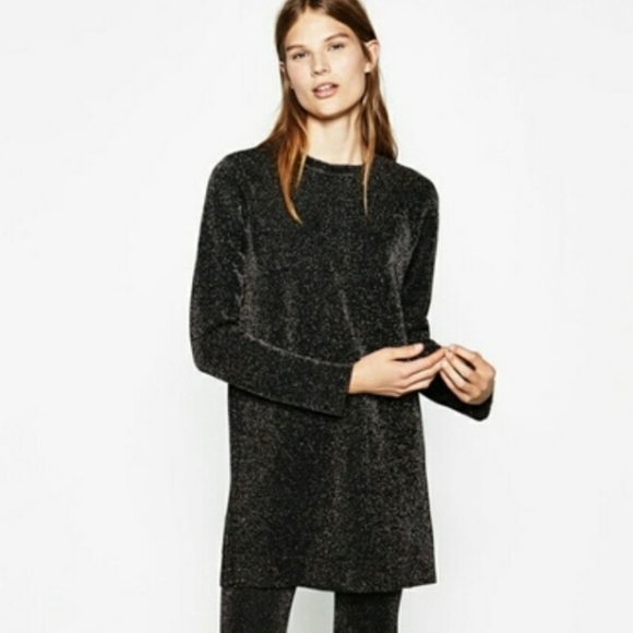 Zara | Dresses | Zara Knit Limited Edition Shimmer Sweater Dress | Poshmark Zara | Dresses | Zara Knit Limited Edition Shimmer Sweater Dress | Poshmark